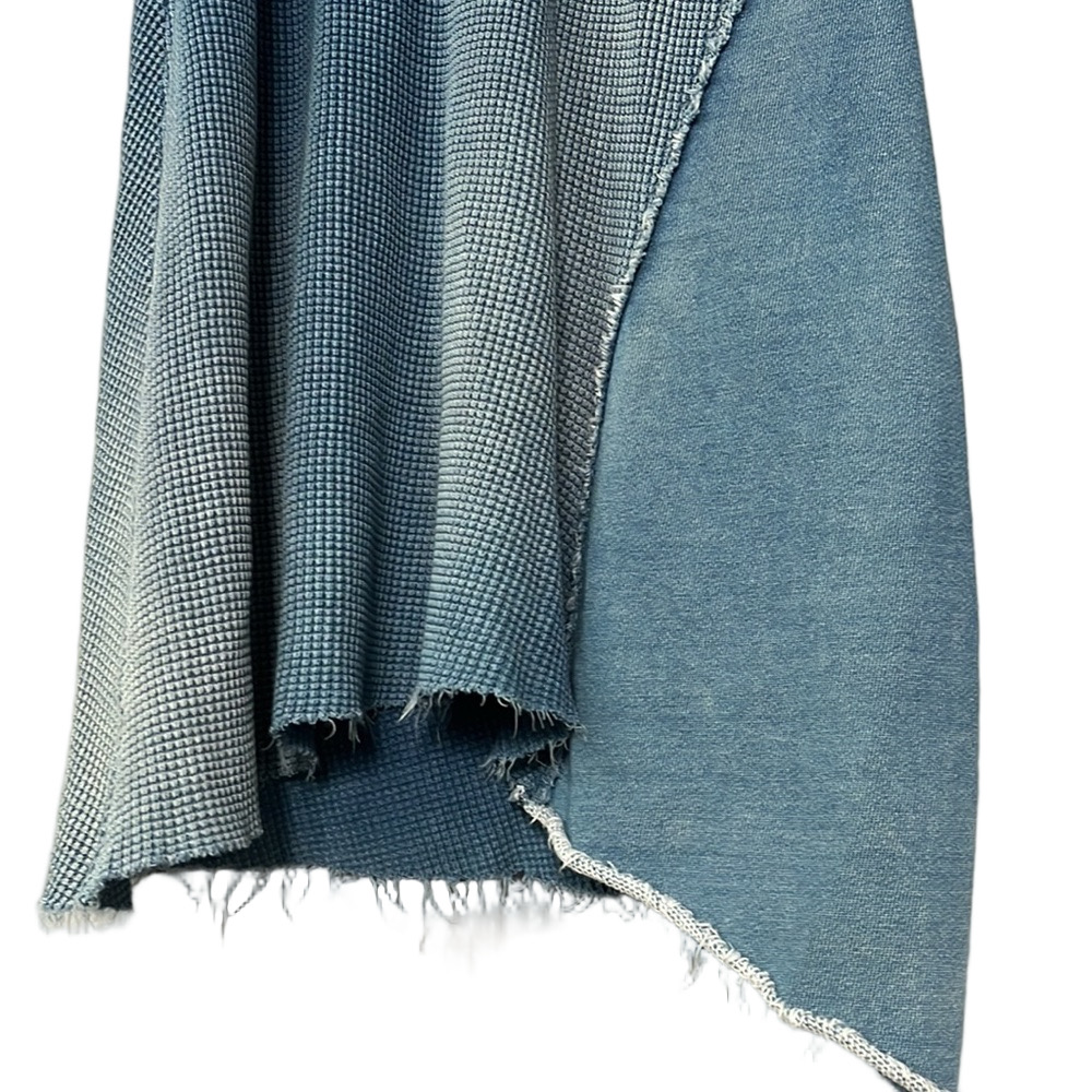 Atlein Asymmetrical Blue Knit Dress Architectural Minimalist Blue size small - Picture 6 of 13